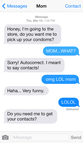 Illustration for article titled LOL: This Woman Screencaps Her Mom’s Hilarious Text Message Fails